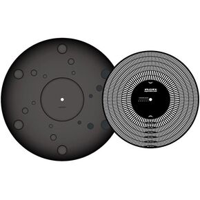 Oyaide BR-12 Turntable Mat (includes a Strobo disc and overhang gauge)