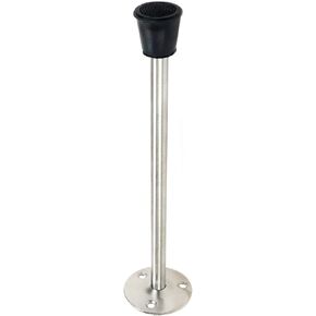 Door Stopper Stainless Steel Wall Mounted Door Stop with Rubber Bumper 7.87"/200mm Length