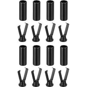 uxcell Shoelace Tips Alloy Shoe Lace Ends Tips Cylindrical Tip Replacement for Shoestring