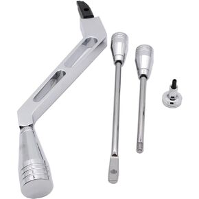 GSKMOTOR Polished Billet Aluminum Column Shifter Lever with Turn Signal, Hazard Boots & Tilt Kit for 1967-1994 GM Columns C-hevrolet Buick Oldsmobile Pontiac Cadillac