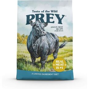 Taste of the Wild Prey Real Meat High Protein Turkey Limited Ingredient Dry Dog Food Grain-Free Recipe Made with Real Cage-Free Turkey, Probiotics, Antioxidants, and Vitamins for All Life Stages 8lb