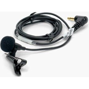Williams Sound MIC 090 Mini Lapel Clip Microphone; Use with PPA T27, PFM/PPA T46, PFM/PPA R38, R37; 3.5mm Right-Angle Plug; 39" Cord Length