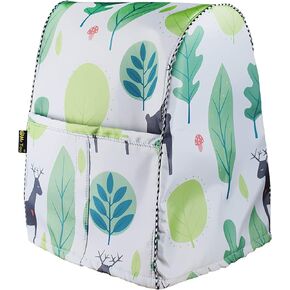 Stand Mixer Cover/Kitchen Mixer Cover with Organizer Bag, Fits All Tilt Head & Bowl Lift Models(W12D12H16in,Green Forest)