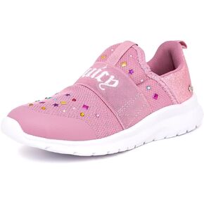 Juicy Couture Girls Kids Lace-Up/Slip-On Sneakers Fashion Casual Shoes Stylish Breathable Tennis Walking Sneakers for Big & Little Kids