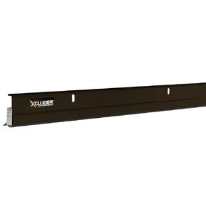 Xcluder 48" Standard Door Sweep, Dark Bronze Seals Out Animals, Enhanced Weather Sealing, Easy to Install Chew Proof