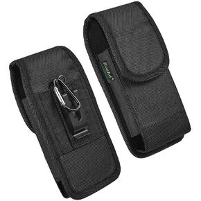 Houfut Insulin Pump Holder Case Glucose Monitor Meter Device Monitor Case Cover, Inhaler Case Belt Clip Nylon Pouch with Belt Loops, Rugged Insulin Pump Protective Cover