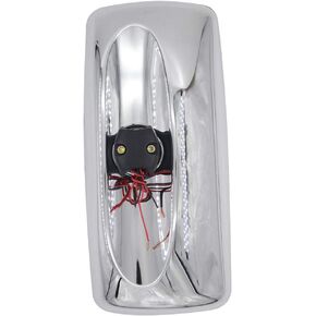 LONGLING Side View Main Manual Heated Mirror Truck Chrome Rear View Mirrors fit Freightliner M2