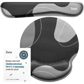 Keyboard Wrist Rests- Wrist Rest for Computer Keyboard- Durable Keyboard Wrist Support- Computer Wrist Rest- Ergonomic Wrist Rest for Keyboard- Office Desk Accessories- Keyboard Wrist Rest by Detzi
