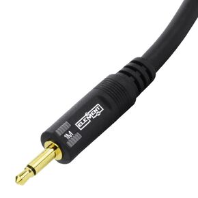 1/8 Inch Male Mono to Male Mono Cable, 1 Meter