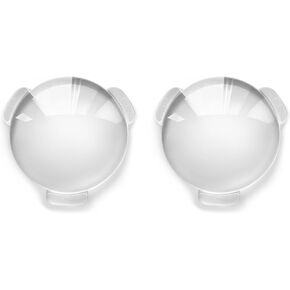 Biconvex Lens Set, Pop-Tech Optical Glass Lens Bi-Convex 34mm Diameter 45mm Focal Length Lenses for Google Cardboard VR