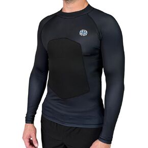 RIBBY SPF 50+ 5mm Padded Rash Guard for Surfing, Boogie, Scuba in Kuwait