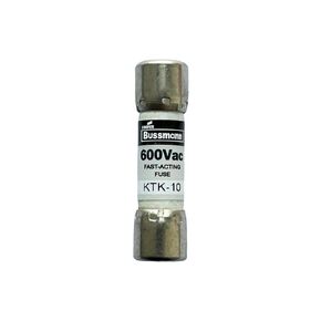 New OEM KTK-10 KTK-10A 600Vac Fast Acting Fuse, Pack of 10