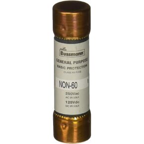 Bussmann NON-60 60A Type Non Cartridge Fuse, Pack of 1, No Color