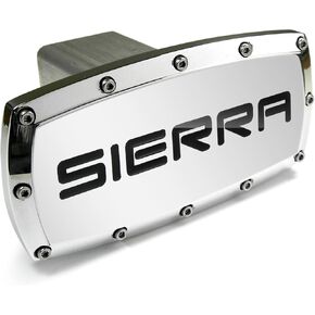 General Motors GMC Sierra Engraved Billet Aluminum Tow Hitch Cover
