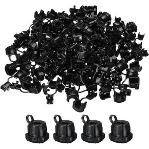 MECCANIXITY 100pcs 4.5-5.5mm Strain Relief Cord Connector Cable Bushing Boot Sleeve for Electric Cable Cord Insulation Protection, 6N-4