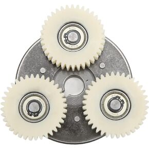 Rosvola Motor Gear Clutch Kit, 3pcs 36teeth Planetary Nylon Gears Compatible with Electric Bicycle and Other Ebike Hub Motor 500w, Electric Bike Accessories