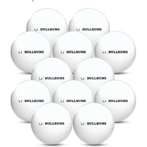 Bullruns Ping Pong Balls - 3-Star Table Tennis Balls| 2.7 Grams/Ball | High-Performance 40+ Size, ABS Training Balls | Ultimate Durability for All Games