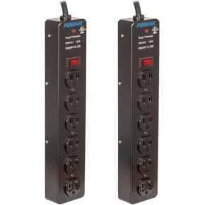 Furman Pro Plug 6-Outlet Power Strip with Surge Protection (Pair)