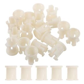 DIYEAH Caster Sockets, 20pcs Plastic Caster Stem Sleeve, Wheel Socket Furniture Insert Socket Type Mounting Stem for Chair Legs Feet
