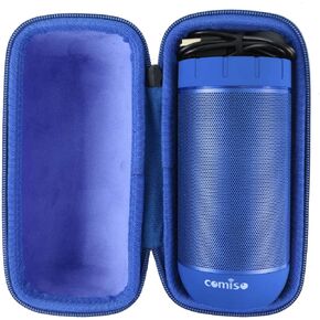 co2CREA Hard Travel Case Replacement for COMISO X26 Waterproof Bluetooth Speakers Outdoor Wireless Portable Speaker,Black Case+Inside Grey