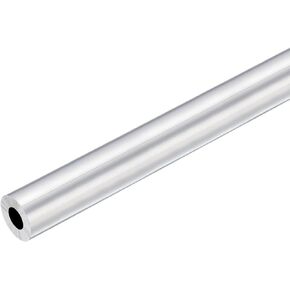 uxcell 6063 Aluminum Round Tube, 20mm OD 10mm Inner Dia 400mm Length Pipe Tubing for Industry DIY Projects