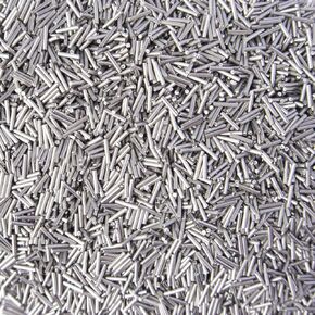 2.5 LB Stainless Steel Tumbling Media Pins - 0.047" Diameter, 0.255" Length