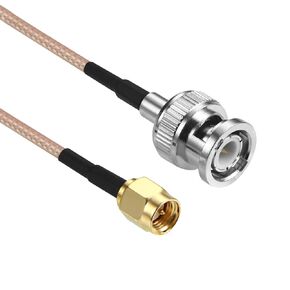 MWRF Source SMA Male to BNC Male RG316 Cable (36 Inches (3 FT))