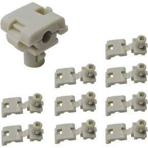 10PCS Car Door Lock Rod Clips, 5/32" Rod Tailgate Handle Rod Retainers, Door Lock Latch Clips Replace OEM#16629990 Compatible with Ford F150 F250 F350 Chevrolet Cadillac Buick