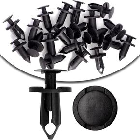 20pcs Car Bumper Grille Push Pin Fasteners Rivet Retainer Clips Compatible with Ford Chrysler N807389S 6503598 21030249