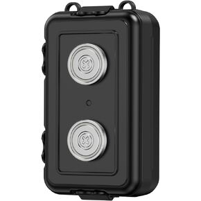 Magnetic Key box, Hide A Key Magnetic Car Key Holder Key Hider, Waterproof Hidden Key Holder Car Key Case for Outdoor Travel, Magnetic Key Box for Under Car Vehicles (1, Black)