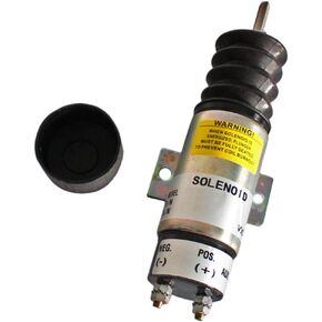 JEENDA 2 Terminals Solenoid D610-A1V12 1502-12C2U1B1S1 for Trombetta 12V Dual Coil