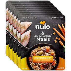 وجبات نولو المطبوخة بلطف، طعام الكلاب الرطبة الكامل والمتوازن للبالغين، لحم البقر والبطاطا الحلوة، 9 أونصة، 8 قطع in Kuwait