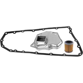 CVT Transmission Filter Oil Pan Gasket Kit Replaces 31728-1XF02,31728-1XZ0D Compatible with Caliber Compass Patriot Rogue Sentra Qashqai X-Trail NV200 2.0L 2.4L 2.5L