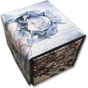 Volcanic Island (Baronne de Fleur Yugioh Game Card Deck Case Leather Storage Box Castle Arianna Ariane Magic TCG MCG Trading Card Cases Holder (P10)