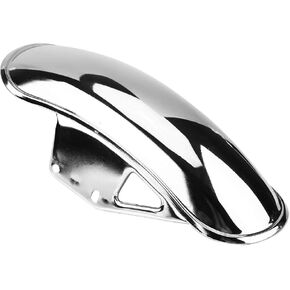 KIMISS Front Fender Mud Guard Moto Front Fender Mud Flap Guard Fairing Mudguard Cover for Suzuki GN125 GN250(Black)