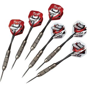 Fat Cat Twin Pack Steel Tip Darts, 19 Grams Multi