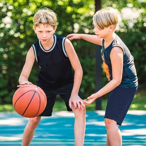 5 Pack Boys Athletic Shorts Active Performance Youth Kids Basketball Shorts Quick Dry with Elastic Waist Pockets in Saudi Arabia