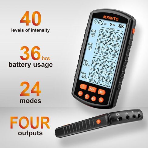 Tens and Powered Muscle Stimulator for Pain Relief Therapy, Electronic Pulse Massager Muscle Massager with Electrode Pads for Neck Back Arms Pain Relief… in Saudi Arabia