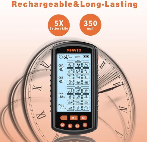 Tens and Powered Muscle Stimulator for Pain Relief Therapy, Electronic Pulse Massager Muscle Massager with Electrode Pads for Neck Back Arms Pain Relief… in Saudi Arabia