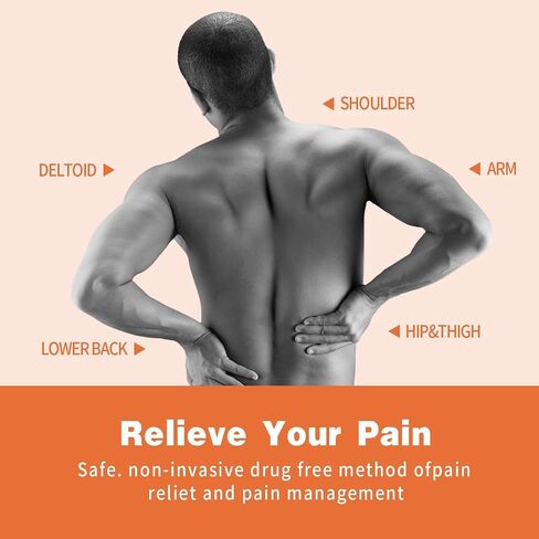 Tens and Powered Muscle Stimulator for Pain Relief Therapy, Electronic Pulse Massager Muscle Massager with Electrode Pads for Neck Back Arms Pain Relief… in Saudi Arabia