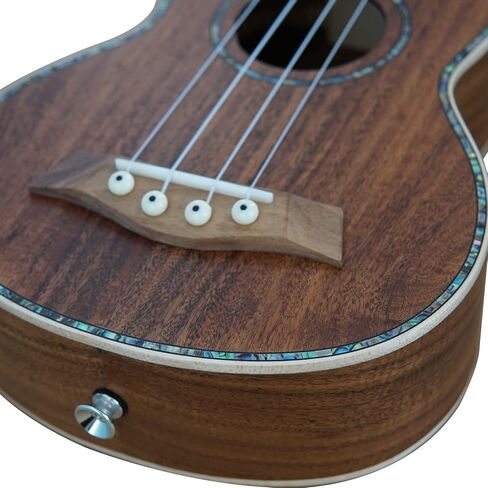 GMX سوبرانو القيثارة اللون الطبيعي Koa Ukeleles للمبتدئين والأطفال البالغين 21 بوصة مجموعة القيثارة مع حزام حقيبة أزعج 2 شعر يختار موالف سلسلة النايلون المهنية Ukalalee Yukalalee هدية in Saudi Arabia