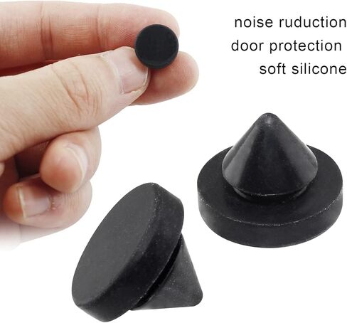 120pcs 1/2'' Rubber Door Silencer, Clear Metal Door Silencer Hinge Outlet Door Silencer Metal Door Stop Silencers for Metal Door Metal Frame in Kuwait