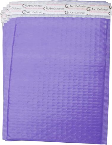 Anymailers White Bubble Mailers 10.5x16 Inch 25 Pack Poly Padded Envelopes by AirnDefense in Saudi Arabia