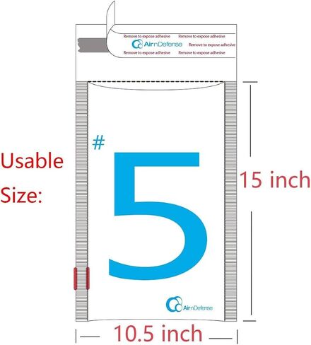 Anymailers White Bubble Mailers 10.5x16 Inch 25 Pack Poly Padded Envelopes by AirnDefense in Saudi Arabia