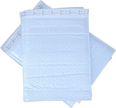 Anymailers White Bubble Mailers 10.5x16 Inch 25 Pack Poly Padded Envelopes by AirnDefense in Saudi Arabia