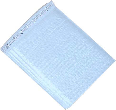 Anymailers White Bubble Mailers 10.5x16 Inch 25 Pack Poly Padded Envelopes by AirnDefense in Saudi Arabia