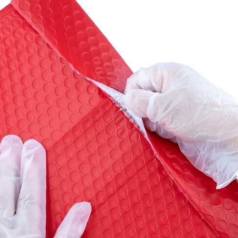 DGSLTENV 13x10 بوصة بريد فقاعي أحمر بفتحة جانبية (25 حزمة) in Kuwait