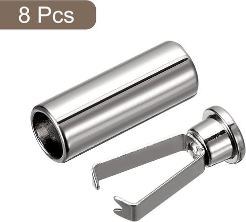 uxcell Shoelace Tips Alloy Shoe Lace Ends Tips Cylindrical Tip Replacement for Shoestring in Saudi Arabia