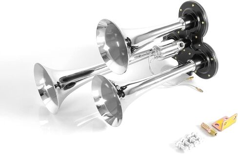 SEPEY 12V/24V Truck Air Horn 150DB Dual Trumpet Horns Kit universal for Car Train Boat in Saudi Arabia