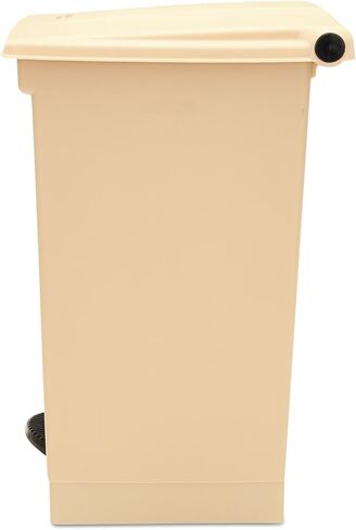 Rubbermaid Commercial Products Legacy Step-On Trash Can/Container, 12-Gallon, Red, Hands-Free Sanitary Use Garbage Can for Medical Waste in Hospitals/Lab/Emergency/Patient Rooms in Saudi Arabia